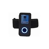 Sandisk Sansa E200 series Silicone skin COLOUR ME SPORTS PACK (Deep Black)