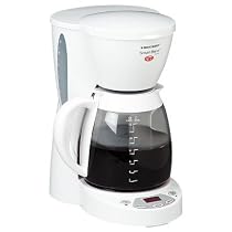 Black& Decker DCM2500W SmartBrew 12-Cup Coffeemaker, White