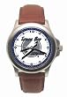 Tampa Bay Lightning Mens Rookie League Leather Strap Watch