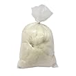 1 Lb Bag of Carded Natural White Wool