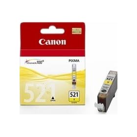 Canon CLI-521Y Inkjet Cartridge Yellow [for iP3600/4600] Ref 2936B001AA