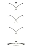Premier Housewares 39 cm Chrome Wire 6-Cup Mug Tree