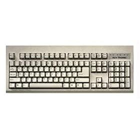 104-key Keyboard PS2 Gray with Large L Shaped Enter Key