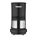 Cuisinart DCC-450BK 4-Cup Coffeemaker with Stainless-Steel Carafe, Black