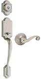 Kwikset Maximum Security Arlington Lever Combo Kit, Satin Nickel #510ANxLL 15 CP