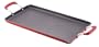 KitchenAid Hard-Base Porcelain Aluminum Nonstick 18-by-10-Inch Two-Burner Griddle, Red