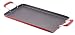 KitchenAid Hard-Base Porcelain Aluminum Nonstick 18-by-10-Inch Two-Burner Griddle, Red