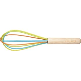 Miniamo Brights Multi Coloured Silicone Whisk,  23cm