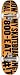 Anti Hero Toll Free Large Complete Skateboard - 8.18 Org/Black W/ Raw Trucks & White ...