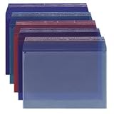 SPR09831 Docu-Seal Pockets w/ Re-Sealable Flap, 10x13, 6/PK, Clear