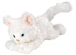 Fluffy Longhair White Cat 7" By Wild Republic