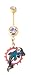 Miami Dolphins belly button ring