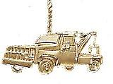 Charm 14kt Gold Tow Truck - PD2443