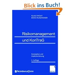 Risikomanagement und KonTraG: Konzeption und Implementierung