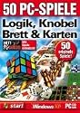 50 PC-Spiele Logik, Knobel, Brett und Karten. CD-ROM für Windows ab 98