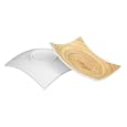 Simply Bamboo BCHSQW SQUARE BAMBOO CHARGER GLOSSY WHITE