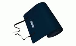 AeroMat Elite (Phthalates free) Smooth Surface Extra Thick Yoga / Pilates Mat Black w/ Strap
