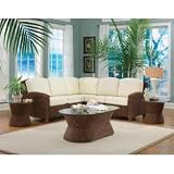 Cabana Banana L-Shape Sectional Sofa Set in Cocoa - Home Styles - 5402-62-SET-1