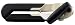 Pedrini Black & Satin Deluxe Can Opener