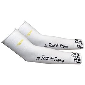 Buy DeFeet Armskins le Tour de France White Cycling Running Hiking Arm Warmers - ARMLTW by 135