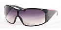 PRADA SPS11GS 1AB5D1 GLOSS BLACK GRAY FADED SUNGLASSES