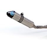 LeoVince Part# 3631 X3 Motocross/SM Full Ti Slip-On With Carbon End Cap Exhaust