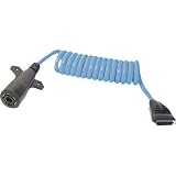 Hopkins Flex-Coil Power Connector - 7 RV Blade to 5 Flat