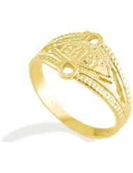 New Solid 14k Yellow Gold BABY Child Kids Fancy Ring