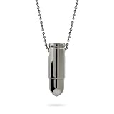 Eve's Addiction Stainless Steel Bullet Pendant