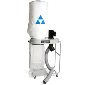 DELTA 50-760 1.5HP 1,200 CFM Vertical Bag Dust Collector by DELTA