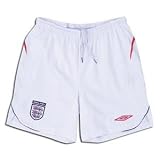England 08/09 Away Soccer Shorts (Wh)