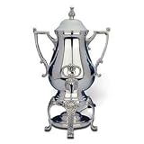 Waterford Fine Silver Antique Shell Coffee Urn W/ Burner
