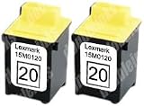 Double Pack Lexmark 20 (15M0120) Remanufactured