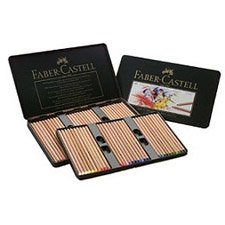 Faber-Castell PITT Pastel Pencil Tin - 60 count 112160 Metal Tin of 60