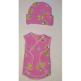 Baby Chicks Snuggler Wrap Set (Four preemie and newborn sizes)