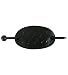 Black Crisscross Faux Leather Heavy Stitch Pin Thru