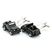 Black Jeep Truck 3D Diecast Cufflinks w/ Gift Box
