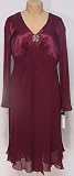 Donna Ricco Cranberry A-line Dress in Sizes 16, 20 & 22