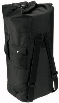Rothco Double-Strap GI Type Duffle Bag - Black