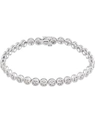 1 ct tw Diamond Bracelet in 14k White Gold