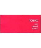 1972 FORD TORINO RANCHERO Owners Manual User Guide