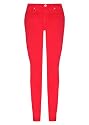 Hudson Nico Mid Rise Super Skinny Jeans - Cherry Red