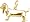 Basset Hound Charm, Gold Plated Silver