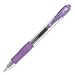 Pilot G2 Roller Ball Retractable Gel Pen, Purple Ink, Extra Fine, Dozen (31006)