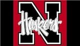 Nebraska Cornhuskers Car Flag w Wall Brackett