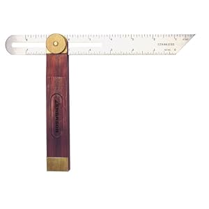 Swanson TS149 9-Inch Sliding T-Bevel with Hardwood Handle, Stainless Steel Blade and Brass Fittings by 
