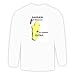 Long Sleeve T-shirt with map, vector, ad
