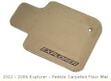 Ford Explorer Carpeted Floor Mats - Color:Tan Years:2002-2005
