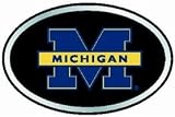 Michigan Wolverines Color Auto Emblem