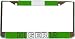 Nigeria Nigerian Flag Chrome License Plate Frame Holder